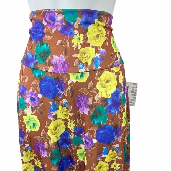 Luluroe Maxi Skirt Floral Print NWT Size Small - Picture 2 of 6